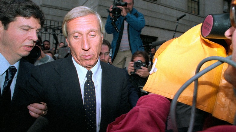 Ivan Boesky leaving courthouse