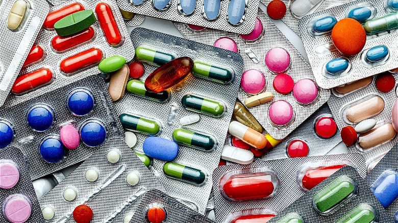 Blister packs of pharmaceutical drugs