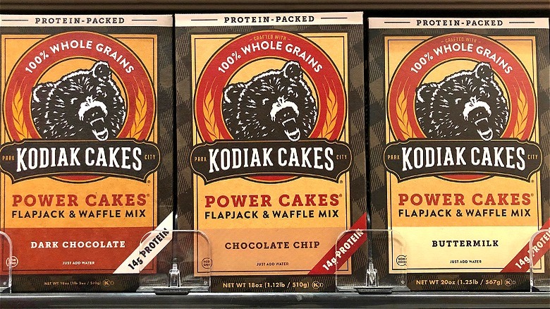 Three Kodiak Power Cakes boxes