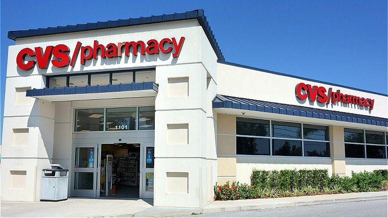 Exterior of CVS pharmacy