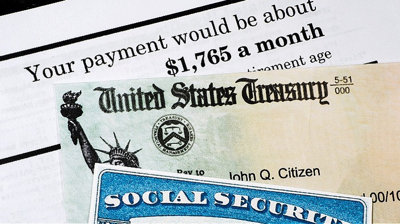 Social Security benefits report