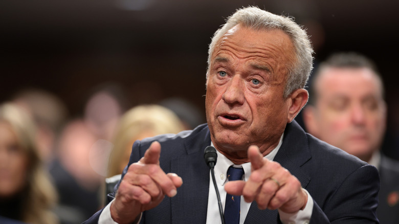 RFK Jr. at his Senate confirmation hearing