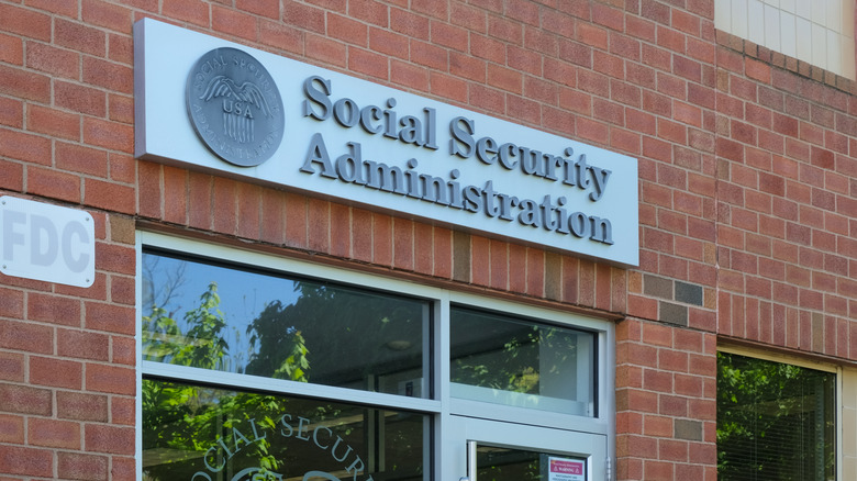 Exterior of Social Security Administration building