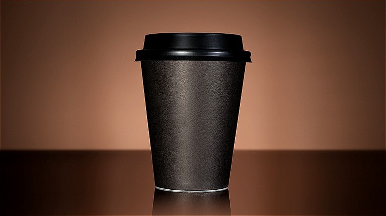 A to-go coffee cup 