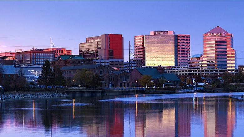 Wilmington skyline in Delaware