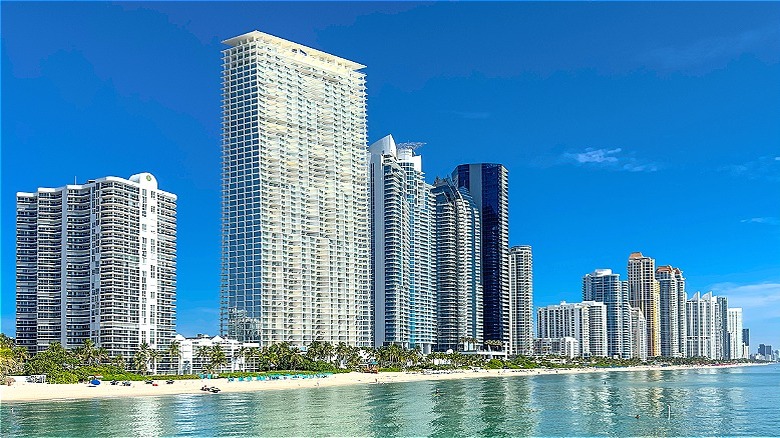 Waterfront view of Miami Florida