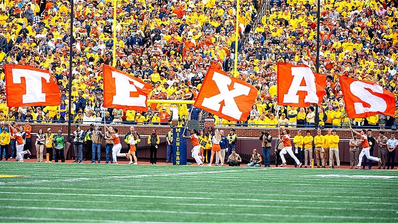 College football game in Texas