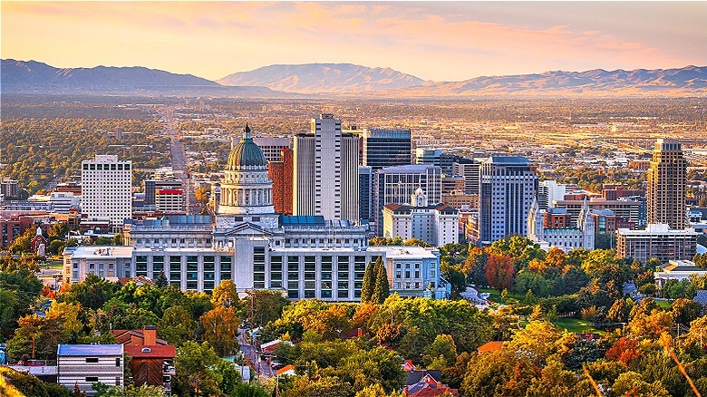 Salt Lake City, Utah, skyline