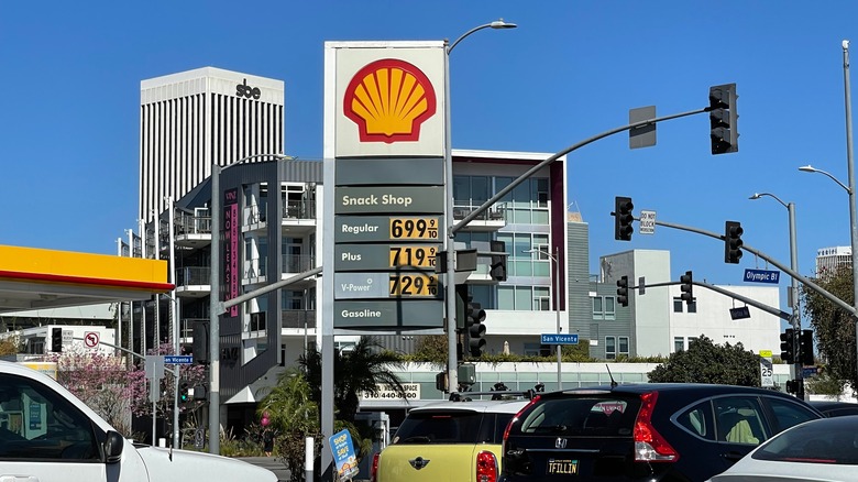 Gas station in LA