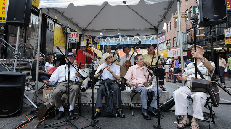 senior musicians in nyc's chinatown