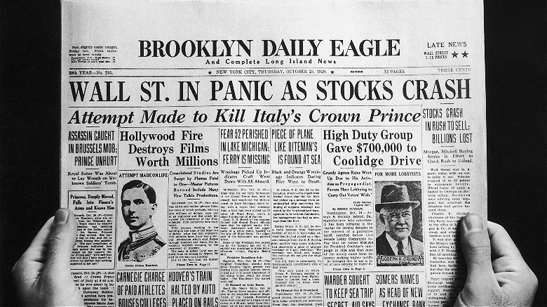 Newspaper during Great Depression