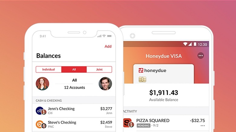 Honeydue app examples on smartphone