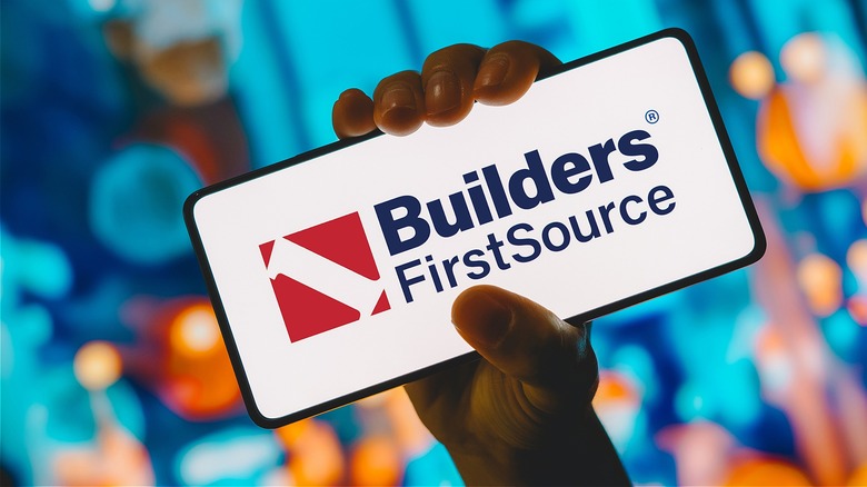 Builders FirstSource on smartphone display