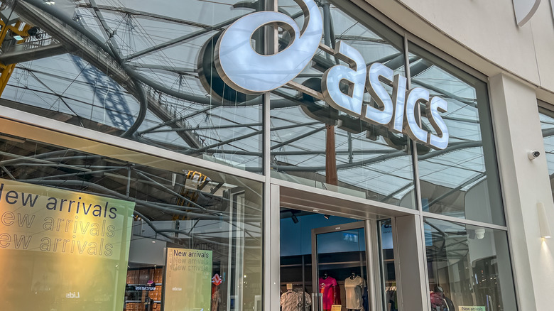 an Asics store