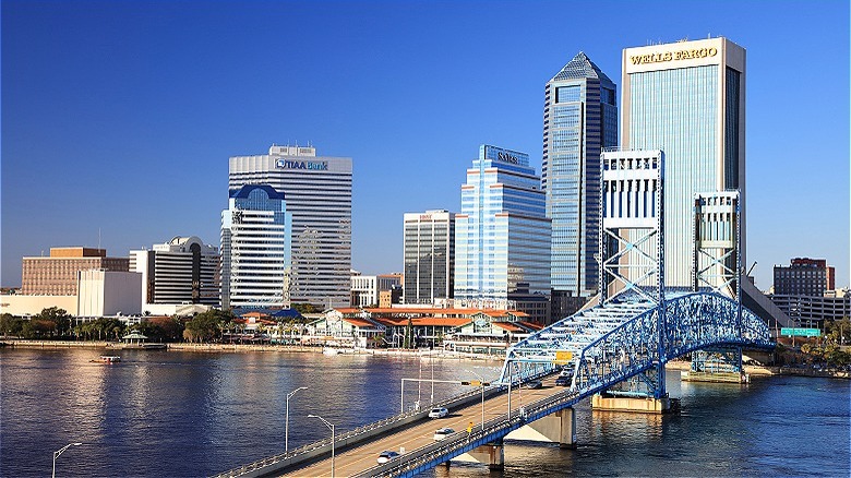 Jacksonville, Florida, skyline and bridge