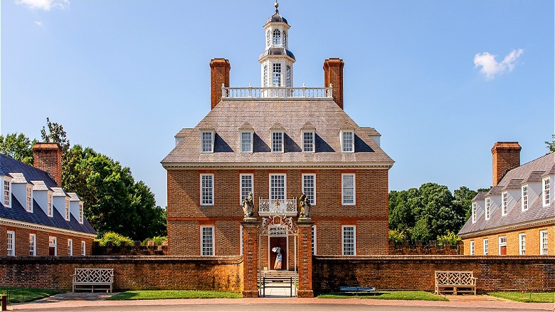 Governor's palace in colonial Williamsburg