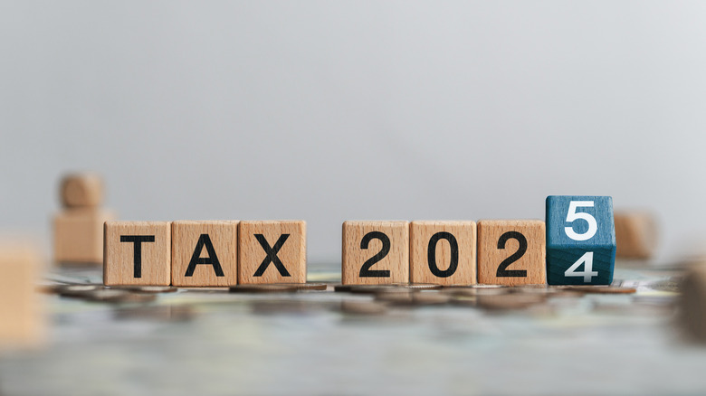 Tax 2024 blocks turning to 2025