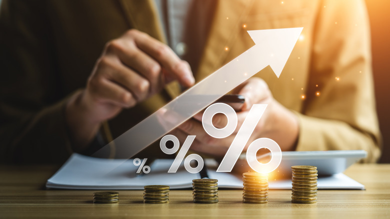 graphic of a retirement investment growing