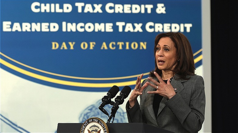 Kamala Harris tax credits speech