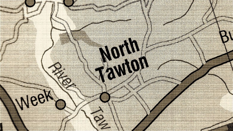 North Tawton on map