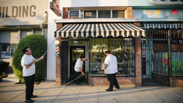 a local barber shop