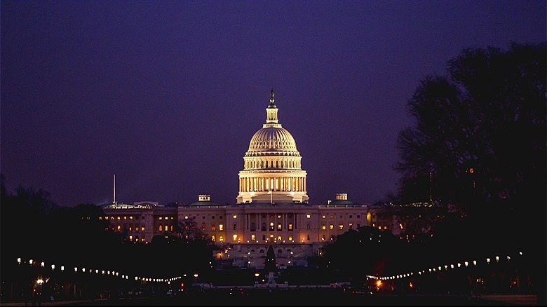 Capitol Building at night