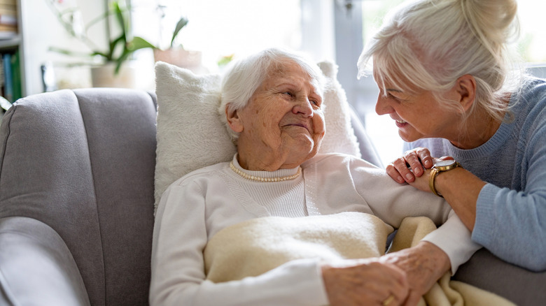 woman in a nursing home