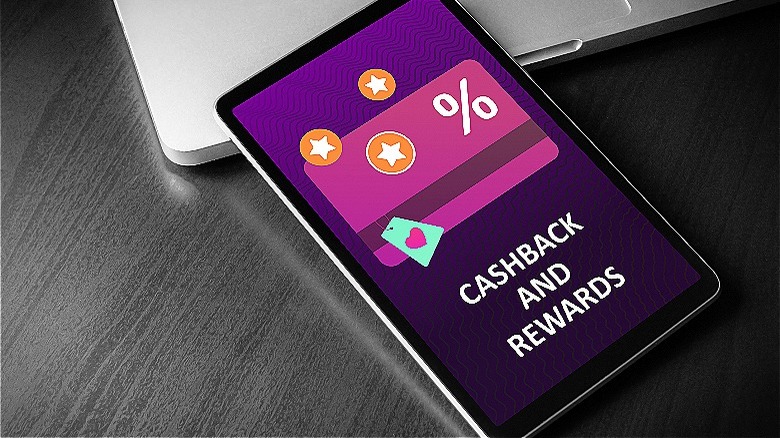 phone showing cash back rewards