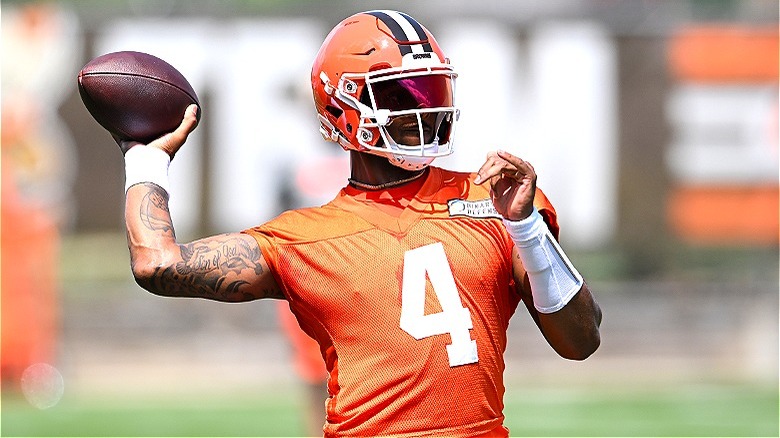 Cleveland Browns quarterback Deshaun Watson