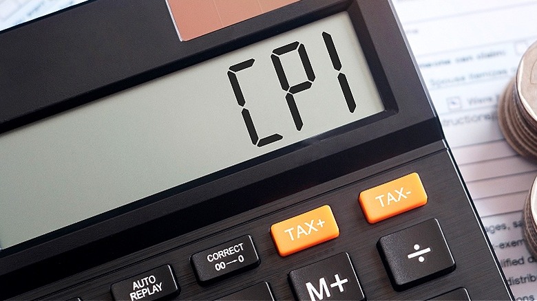 Calculator window reading "CPI"