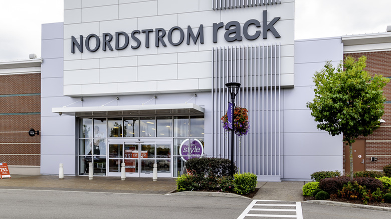 Nordstrom Rack storefront in Buffalo, New York, USA.