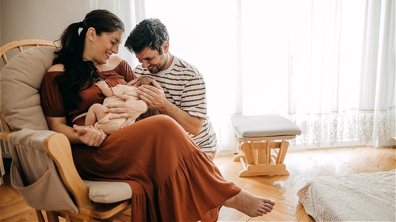 Parents with newborn