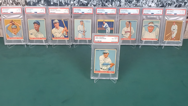 The 1933 Goudey baseball card set