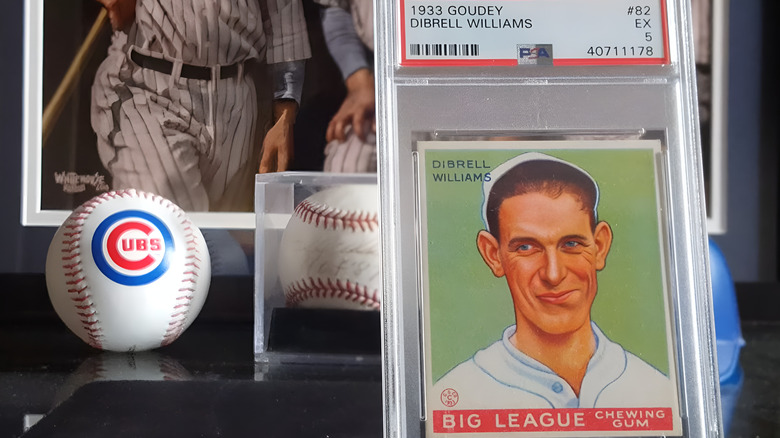 A card from the 1933 Goudey baseball card set featuring Dibrel Williams