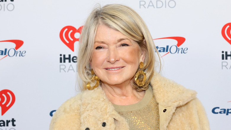 An up-close shot of Martha Stewart