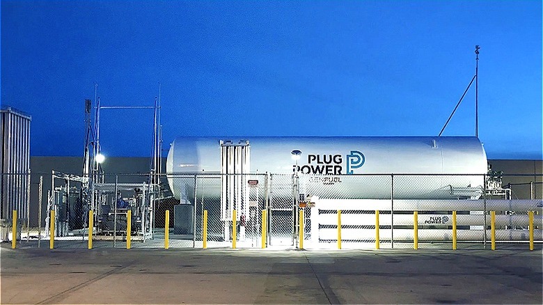 Plug Power hydrogen fuel tank