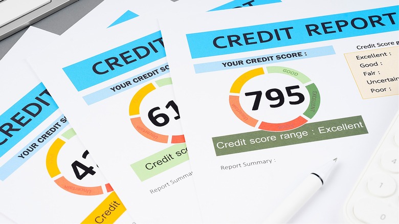 Different credit reports and scores