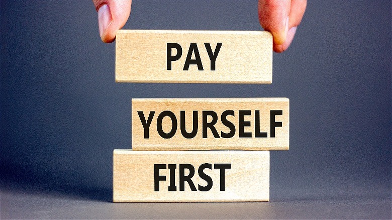 Pay yourself first building blocks