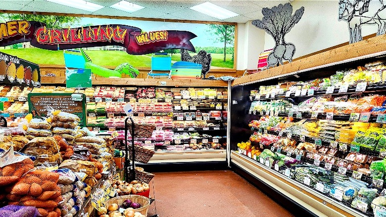 Trader Joe's meat/produce aisle