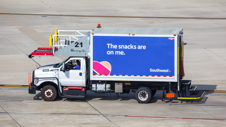 Southwest airlines truck in Dallas