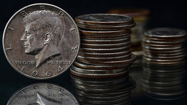Kennedy half dollar coin