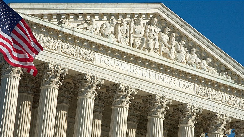 Supreme Court building in Washington