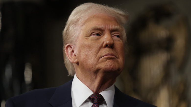 President Donald Trump addresses a joint session of Congress at the U.S. Capitol on March 04, 2025 in Washington, DC.