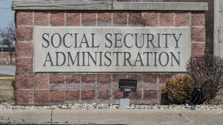 Social Security Administration local branch sign