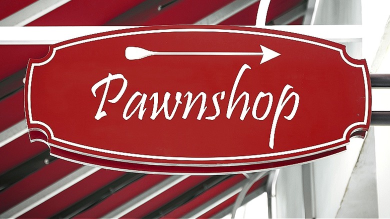 Pawnshop store sign