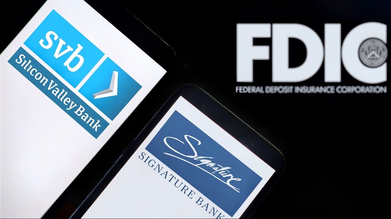 Failed banks with FDIC symbol