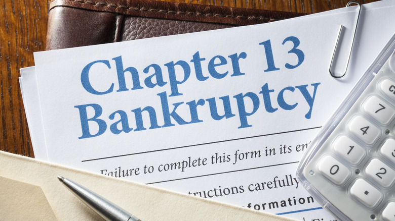 Chapter 13 bankruptcy paperwork