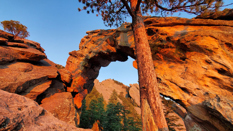 Outdoor archway in Colorado