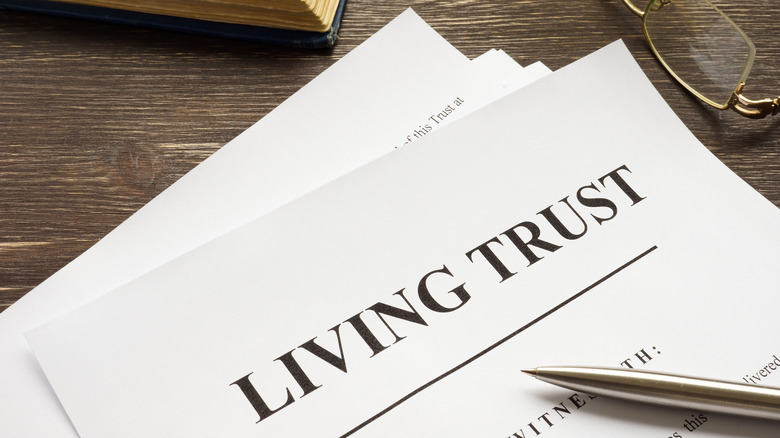 Writing of living trust