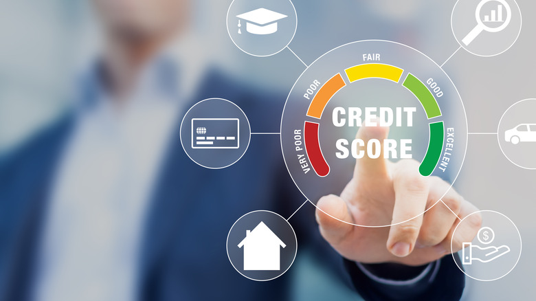 Credit score factor chart